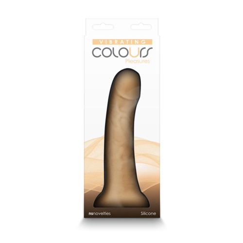 Dildo Vibrante Colours Pleasures Beige 7 Pulgadas